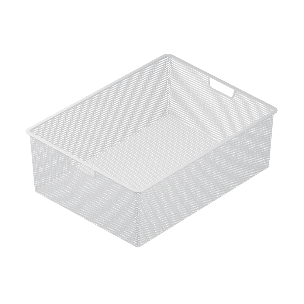 Корзина мелкосеточная Larvij, 555x410x185 мм, белый, L9560WH(N)