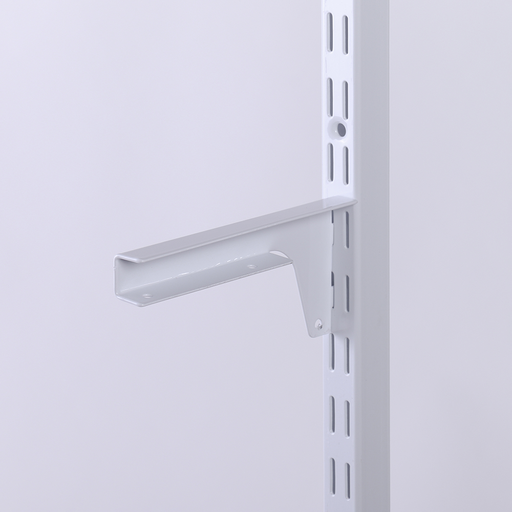 Кронштейны для ЛДСП полки Larvij, 150x70x18 мм, белый, 2 шт., L9096WH