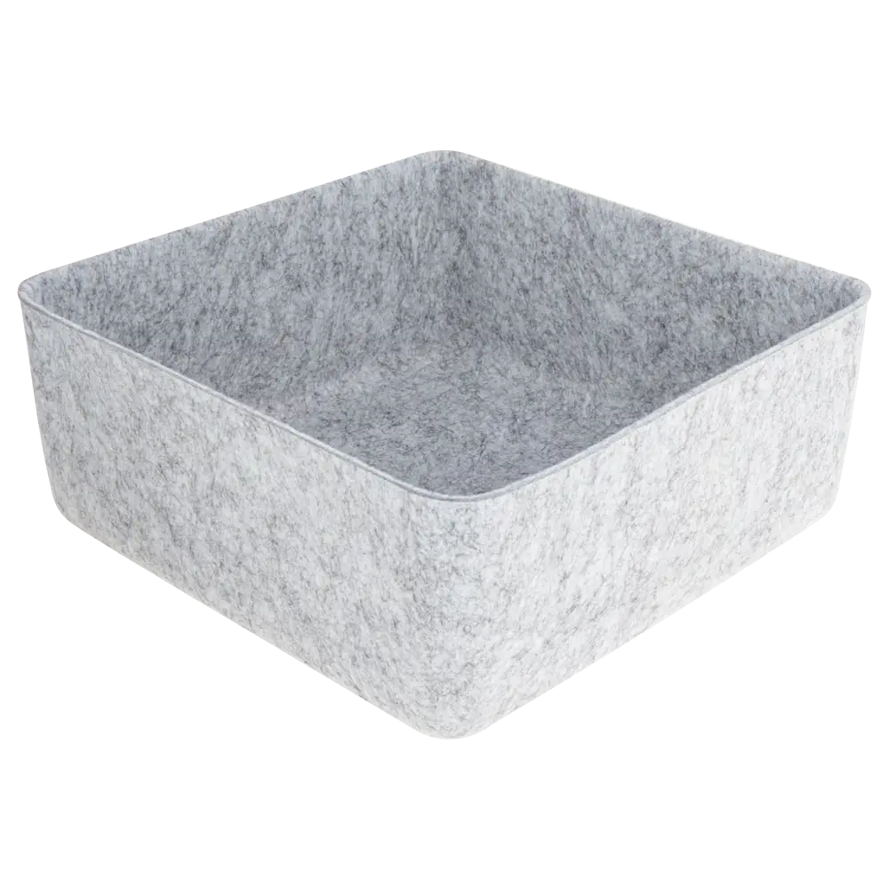 Органайзеры войлочные Larvij, 25x10x25 мм, серый, 5 шт., LAJ133004LG