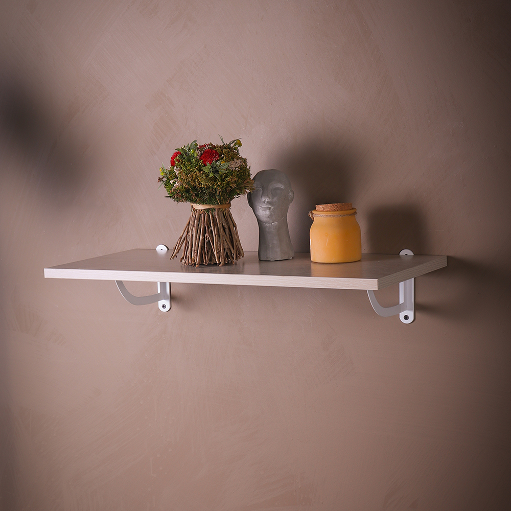 Кронштейн Larvij D-WALL, 180x120 мм, белый, L7721WH