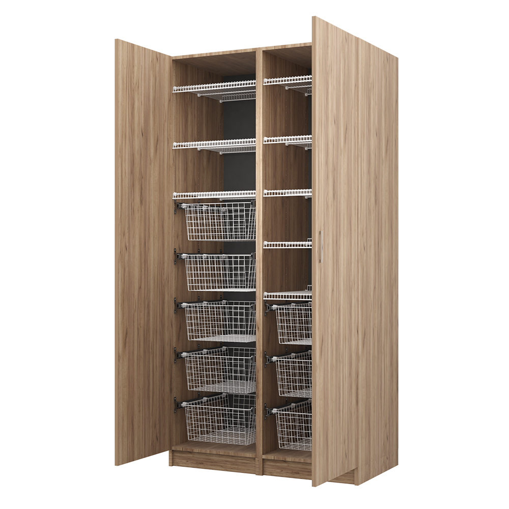 Корзина проволочная Larvij, 393x555x185 мм, белый, L95518WH