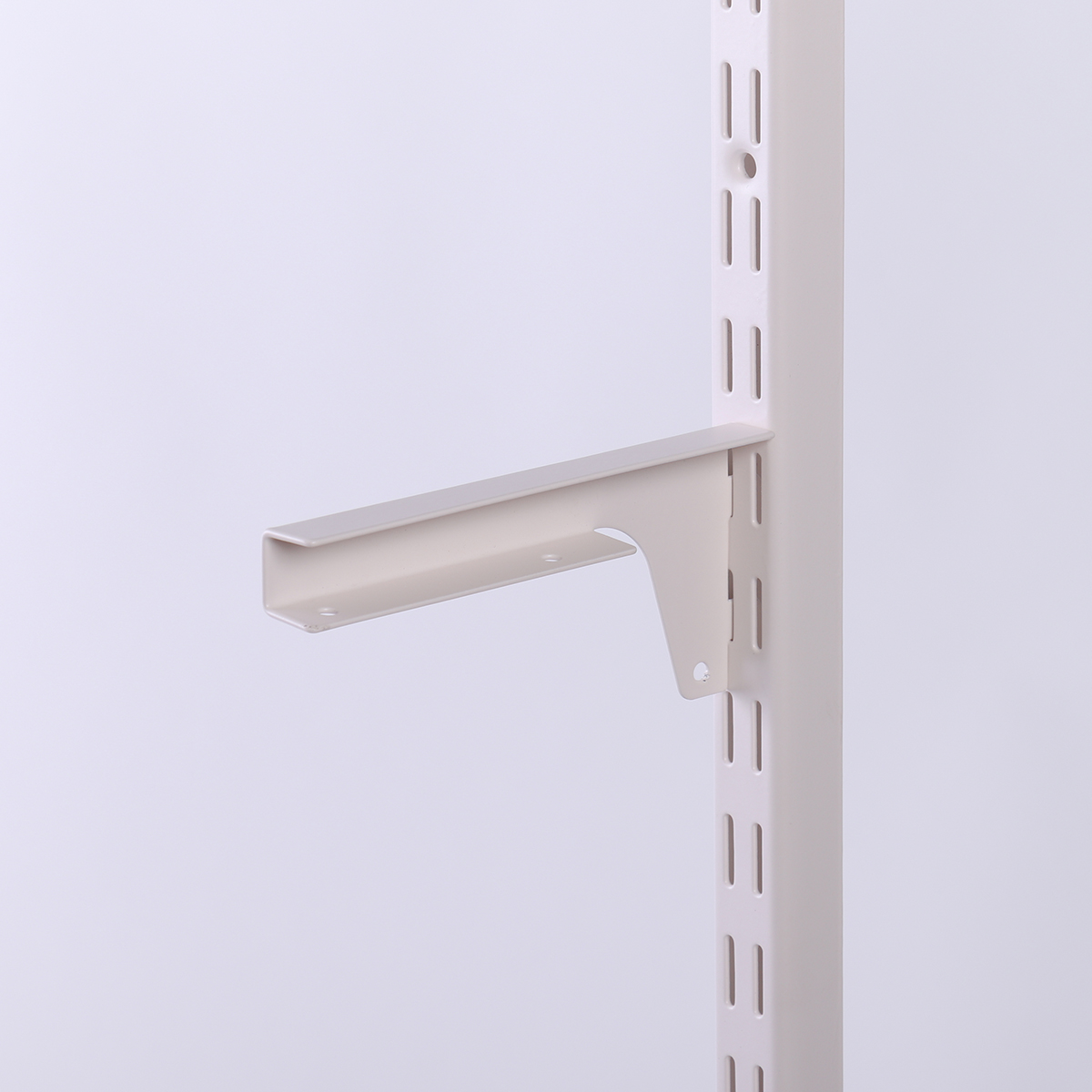 Кронштейны для ЛДСП полки Larvij, 150x70x18 мм, магнолия, 2 шт., L9096MG