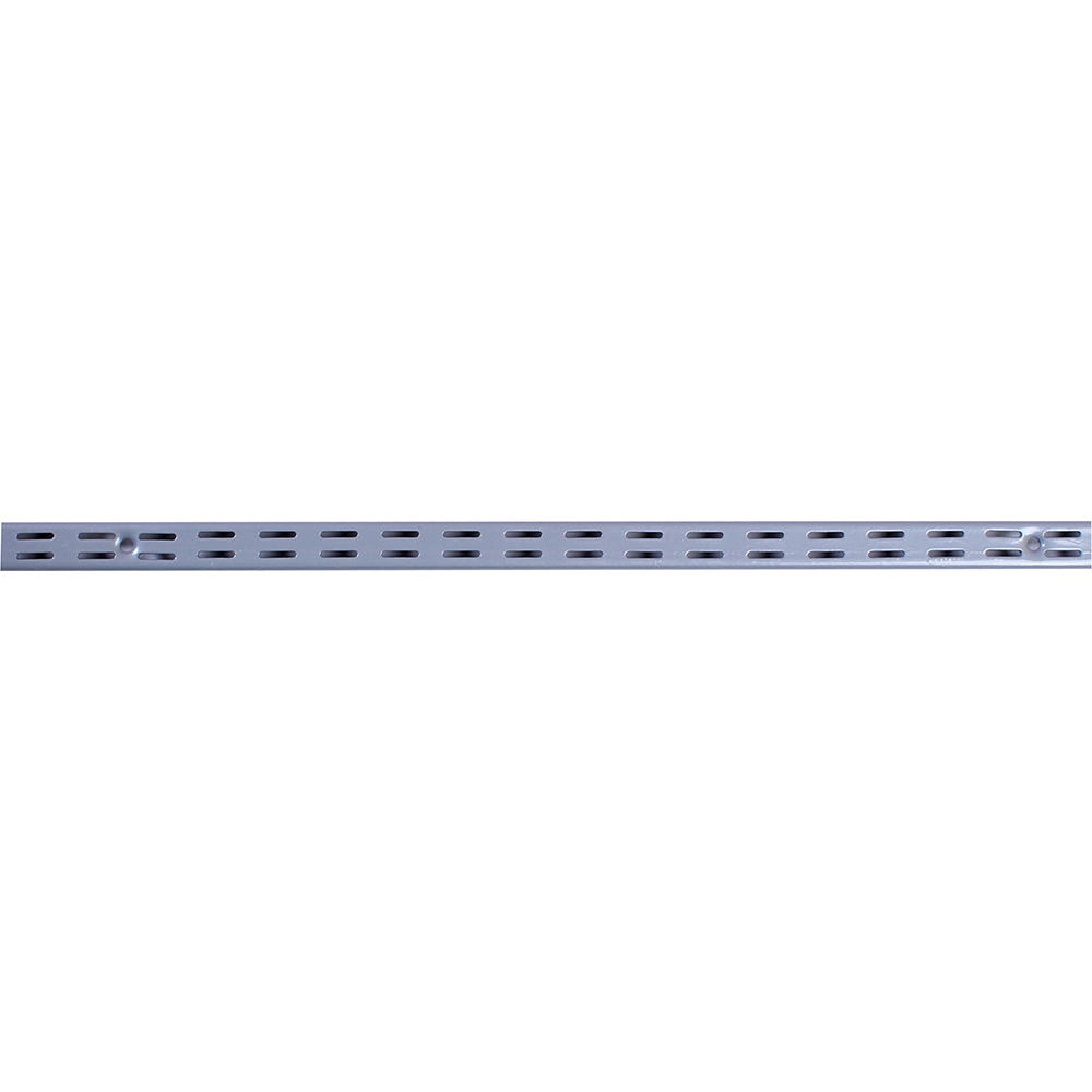 Стеновая стойка двуxпазная Larvij, 500x26x17 мм, серый, L9012GA
