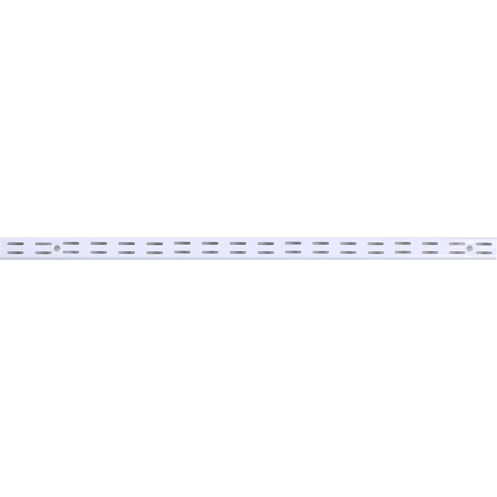 Стеновая стойка двуxпазная Larvij, 1000x26x17 мм, белый, L9014WH