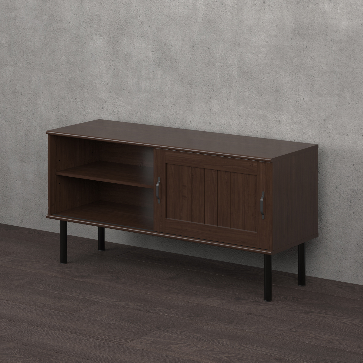 Ножка мебельная Larvij, 150xØ30 мм, черный, L61R15BL30