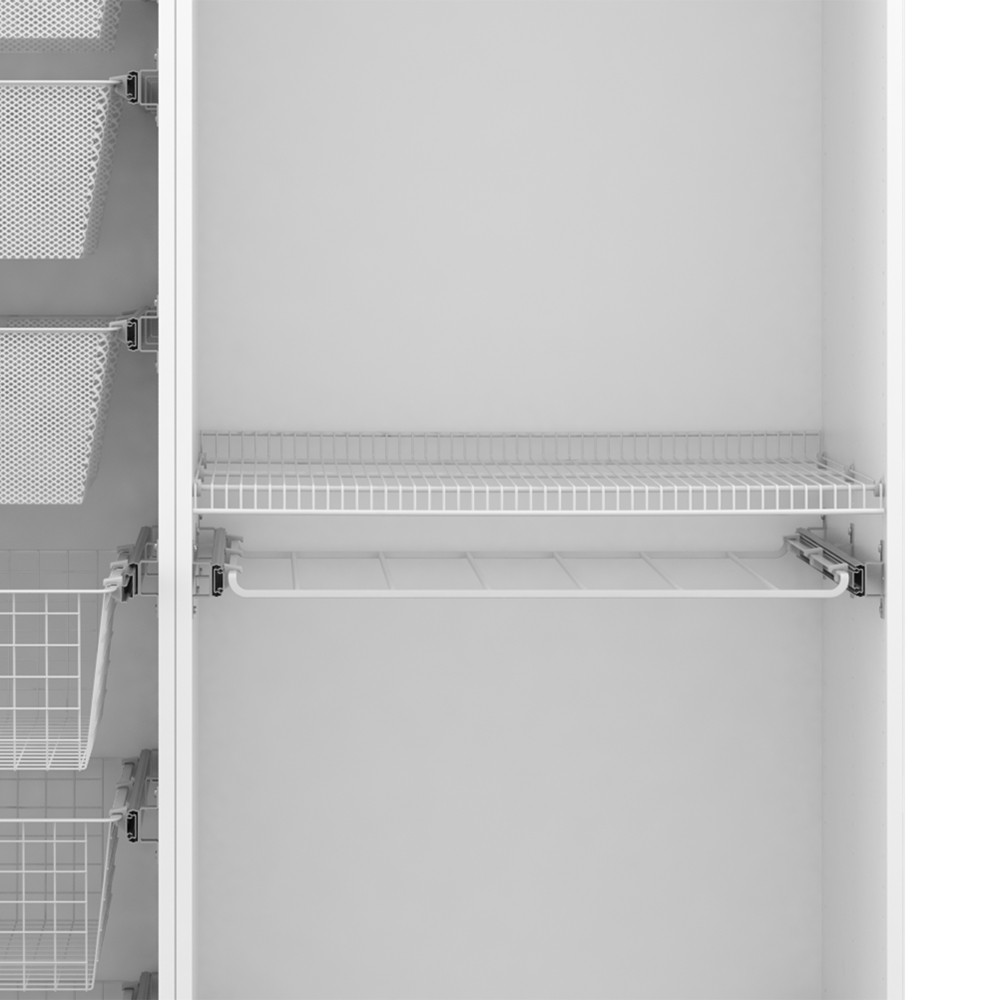 Брючница Larvij, 643x555x26 мм, белый, L9675WH