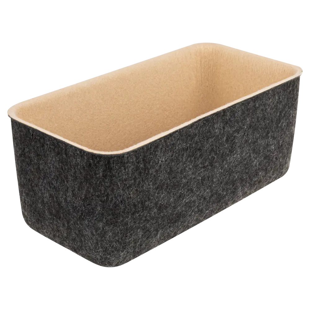 Органайзеры войлочные Larvij, 25x10x25 мм, серый/бежевый, 4 шт., LAJ133005DG