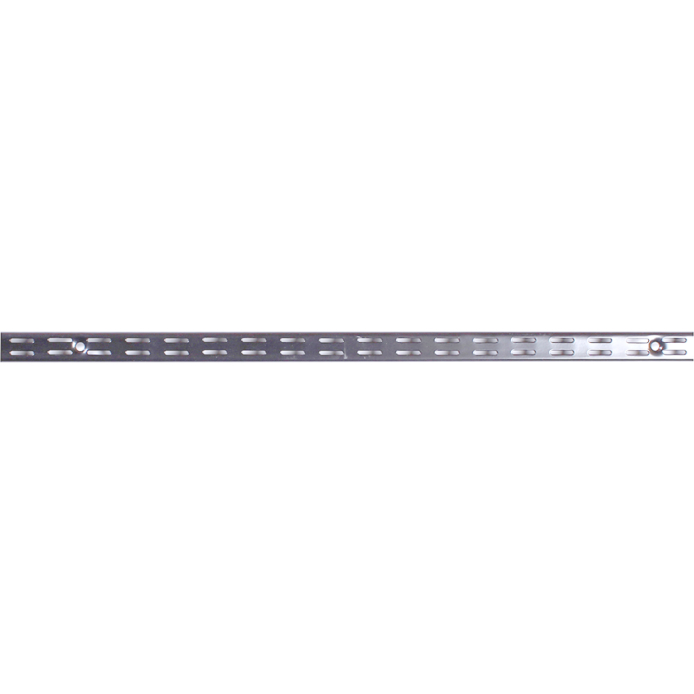 Стеновая стойка двуxпазная Larvij, 1000x26x17 мм, серый, L9014GA