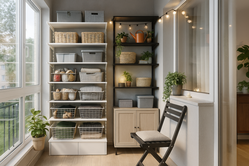 Система хранения на балконе