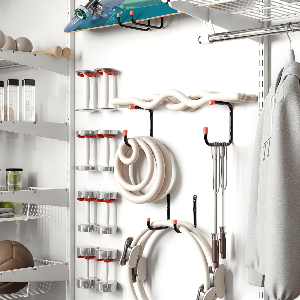 Гаражные кронштейны и гардеробная система Larvij