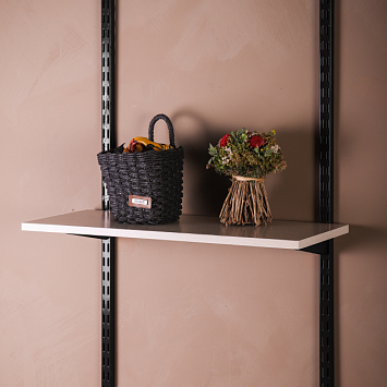 ЛДСП полка Larvij, 800x16x250 мм, беленый дуб, LWOB825