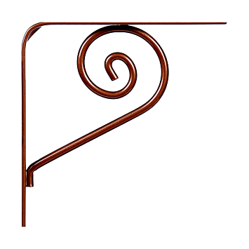 Кронштейн Larvij Роза, 150x21x150 мм, антик бронза, L7631AB