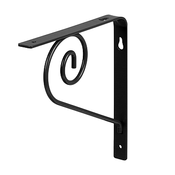 Кронштейн Larvij Роза, 200x21x200 мм, черный, L7632BL