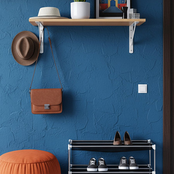 Кронштейн Larvij Промышленный, 200x30x300 мм, белый, L7450WH