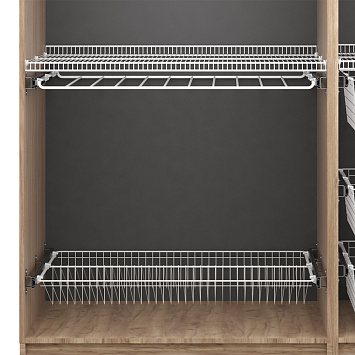 Полка проволочная Larvij, 962x556 мм, белый, L99105WH