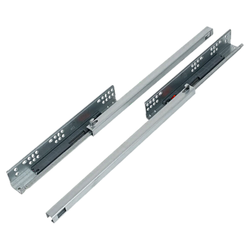 Шариковые направляющие Larvij, с доводчиком, 400 мм, никель, 2 шт., L9606-C400NI