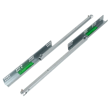 Шариковые направляющие Larvij, без доводчика, 500 мм, никель, 2 шт., L9606-500NI