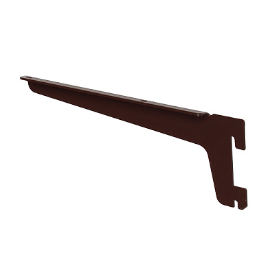 Кронштейны однопазные углом Larvij, 190 мм, коричневый, 2 шт., L8210BR Фото 1