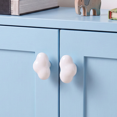 Ручка мебельная Larvij, 55x27x36 мм, белый, L4.knob14WH Фото 2