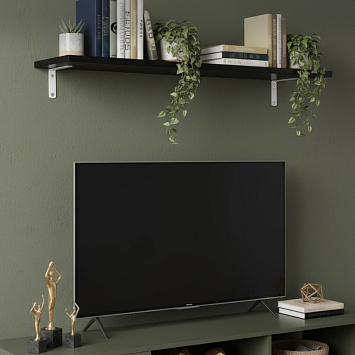 Кронштейн Larvij Angle, 75x20x125 мм, белый, L7652WH