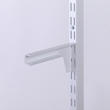Кронштейны для ЛДСП полки Larvij, 150x70x18 мм, белый, 2 шт., L9096WH