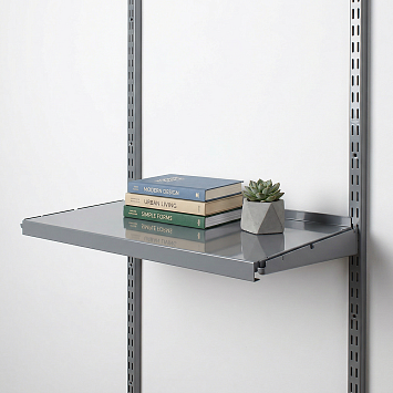 Полка металлическая Larvij, 592x322 мм, серый, L99S63GA