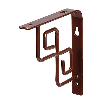 Кронштейн Larvij Орхидея, 21x150x150 мм, медь, L7629CU