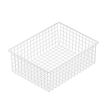 Корзина проволочная Larvij, 555x410x185 мм, белый, L9530WH(N)