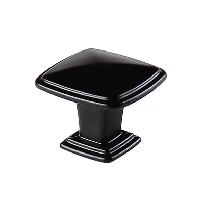 Ручка мебельная Larvij, 25x30x24 мм, черный, L4.knob06BL Фото 1