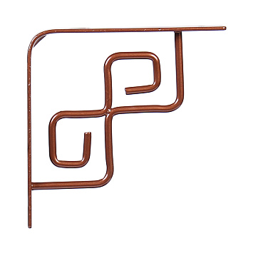 Кронштейн Larvij Орхидея, 21x150x150 мм, медь, L7629CU