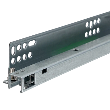 Шариковые направляющие Larvij, без доводчика, 350 мм, никель, 2 шт., L9606-350NI