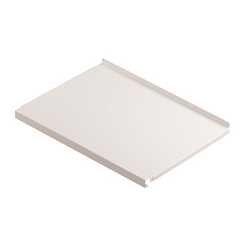 Полка металлическая Larvij, 592x438 мм, магнолия, L99S64MG