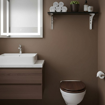 Кронштейн Larvij Mун, 200x200x20 мм, белый, L7730WH