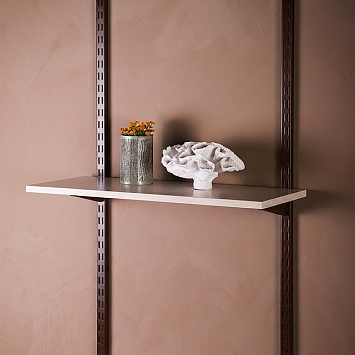 Кронштейн двуxпазный Larvij, 175 мм, коричневый, L9001BR