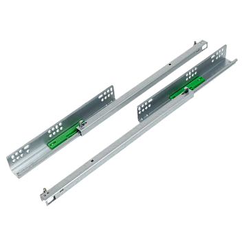 Шариковые направляющие Larvij, без доводчика, 400 мм, никель, 2 шт., L9606-400NI