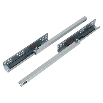 Шариковые направляющие Larvij, с доводчиком, 350 мм, никель, 2 шт., L9606-C350NI