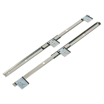 Шариковые направляющие Larvij для клавиатуры, без доводчика, 350 мм, никель, 2 шт., L9605-350NI