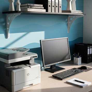 Кронштейн Larvij Mун, 250x250x26 мм, белый, L7731WH