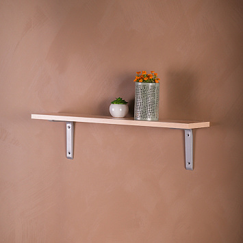 Кронштейн Larvij Кантиливер, 125x20x150 мм, серый, L7496GA