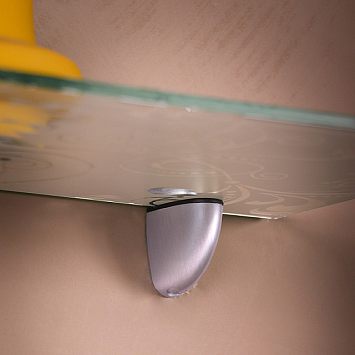 Кронштейны Larvij Пеликан, 40x25x55 мм, никель, 2 шт., L3207BN