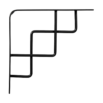 Кронштейн Larvij Степ, 200x21x200 мм, чёрный, L7608BL