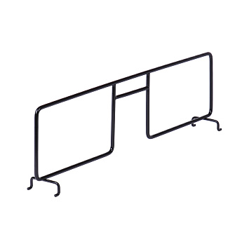 Разделитель для проволочной полки Larvij, 431 мм, черный, L9713-400BL