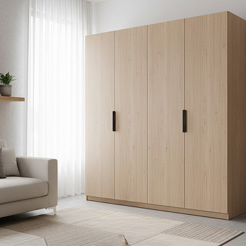 Ручка мебельная Larvij торцевая, 96 мм, черный, L4.edge02.096BL