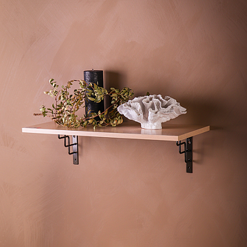 Кронштейн Larvij Степ, 150x21x150 мм, чёрный, L7607BL