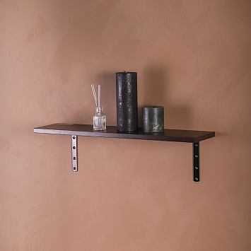 Кронштейн Larvij Angle, 125x20x150 мм, черный, L7658BL