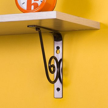 Кронштейн Larvij Роза, 150x21x150 мм, антик бронза, L7631AB