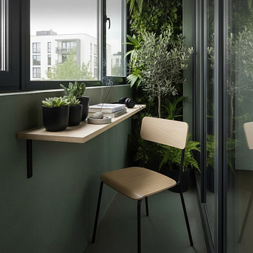 Кронштейн Larvij Angle, 125x20x150 мм, черный, L7658BL