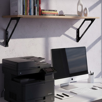 Кронштейн Larvij Даймонд, 275x275x25 мм, черный, L7728BL