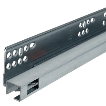 Шариковые направляющие Larvij, с доводчиком, 450 мм, никель, 2 шт., L9606-C450NI