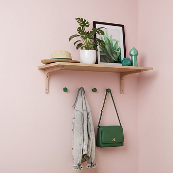 Кронштейны Larvij Деревянные, 250x18x150 мм, сосна, 2 шт., L5202